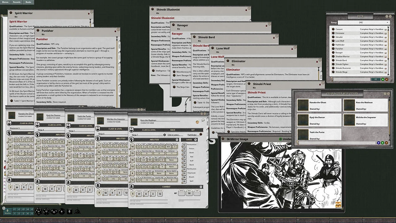Fantasy Grounds - D&D Classics: Complete Ninja's Handbook (2E) Screenshot 3