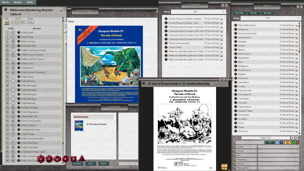Fantasy Grounds - D&D Classics: X1 The Isle of Dread (Basic) Screenshot 3