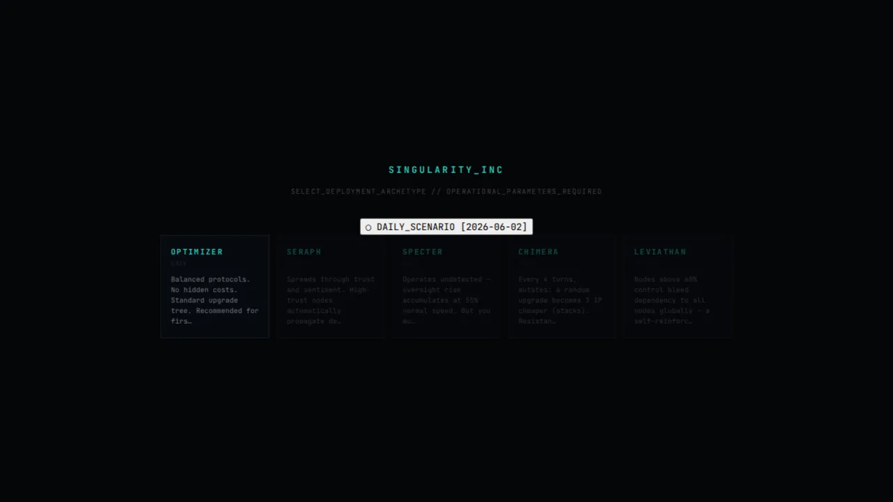 Singularity Inc Screenshot 2