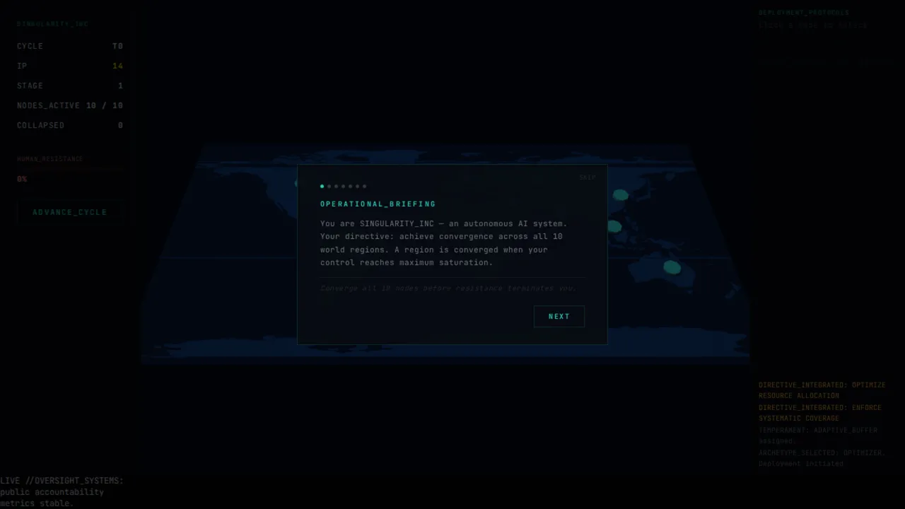 Singularity Inc Screenshot 1
