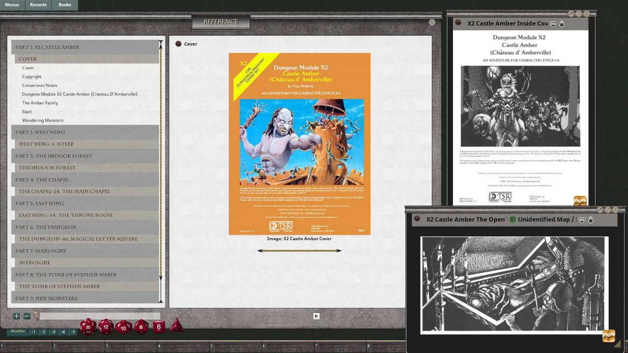 Fantasy Grounds - D&D Classics: X2 Castle Amber (Basic) Screenshot 0