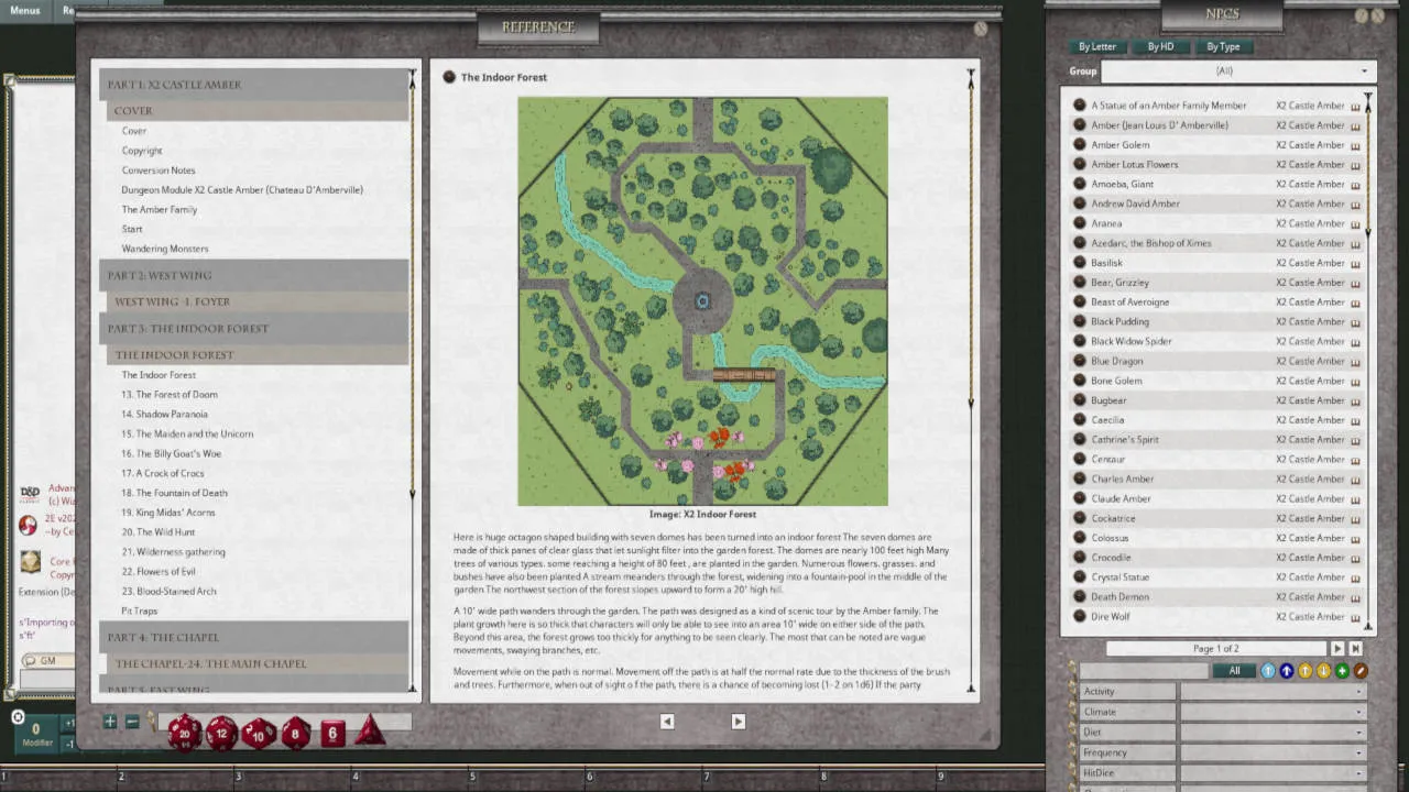 Fantasy Grounds - D&D Classics: X2 Castle Amber (Basic) Screenshot 1