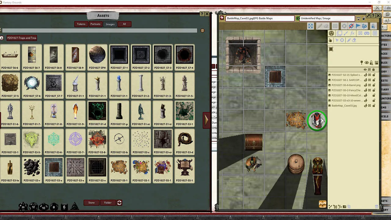 Fantasy Grounds - Pathfinder RPG - Traps and Treasure Pawns Screenshot 3