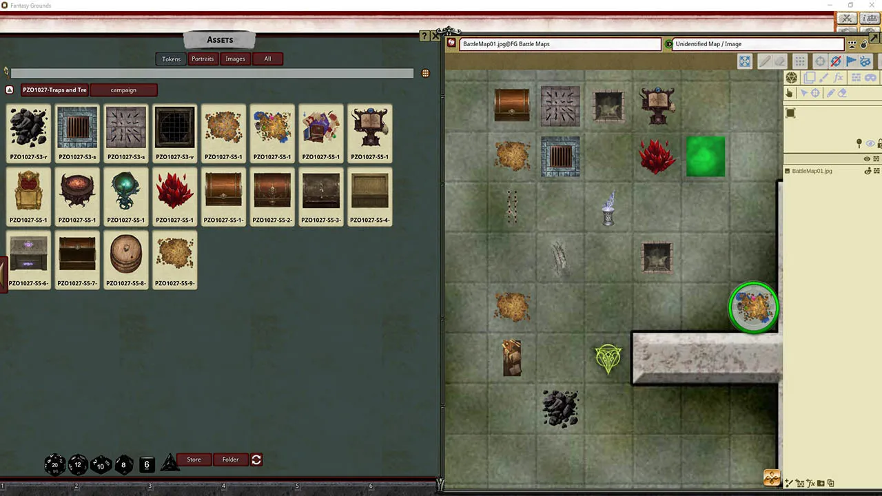 Fantasy Grounds - Pathfinder RPG - Traps and Treasure Pawns Screenshot 1