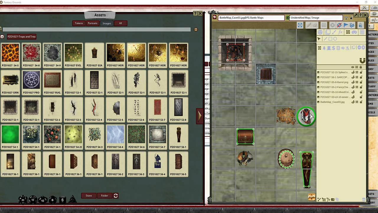 Fantasy Grounds - Pathfinder RPG - Traps and Treasure Pawns Screenshot 2