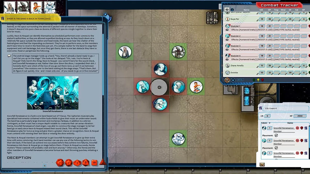 Fantasy Grounds - Starfinder RPG - One-Shot #1: Band on the Run Screenshot 3