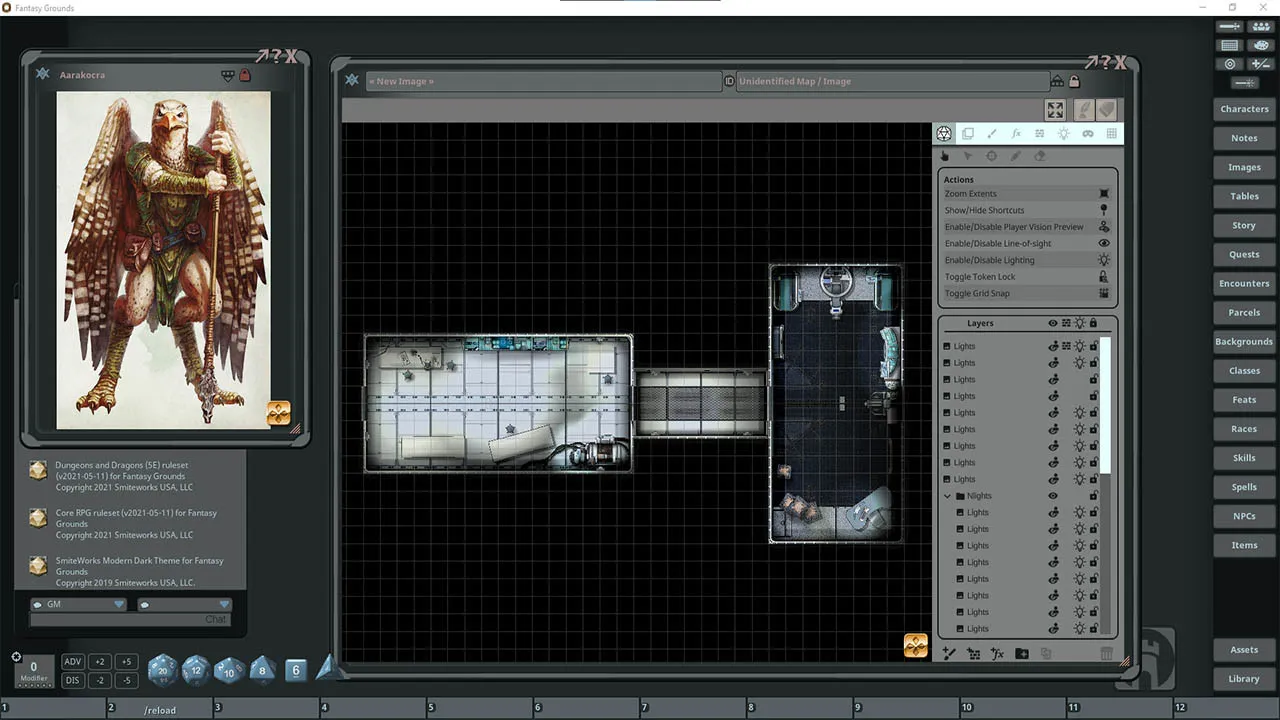 Fantasy Grounds - FG Theme - Modern Dark Theme Screenshot 4