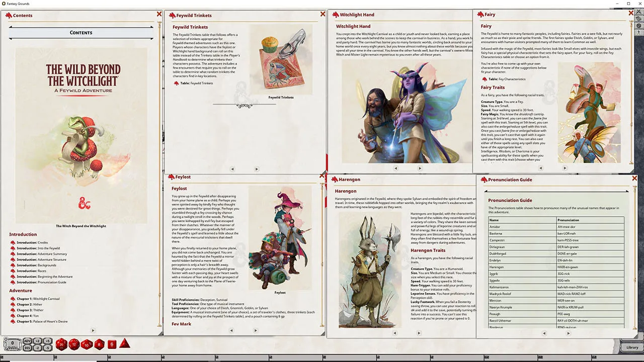Fantasy Grounds - D&D The Wild Beyond the Witchlight Screenshot 2