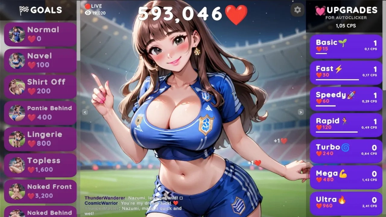 Hentai Clicker: Nazumi is streaming Screenshot 0