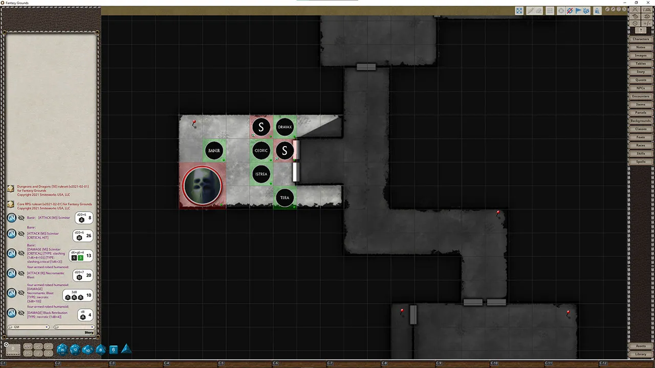 Fantasy Grounds - The Corwyn Catacombs and Green Lineages Screenshot 0