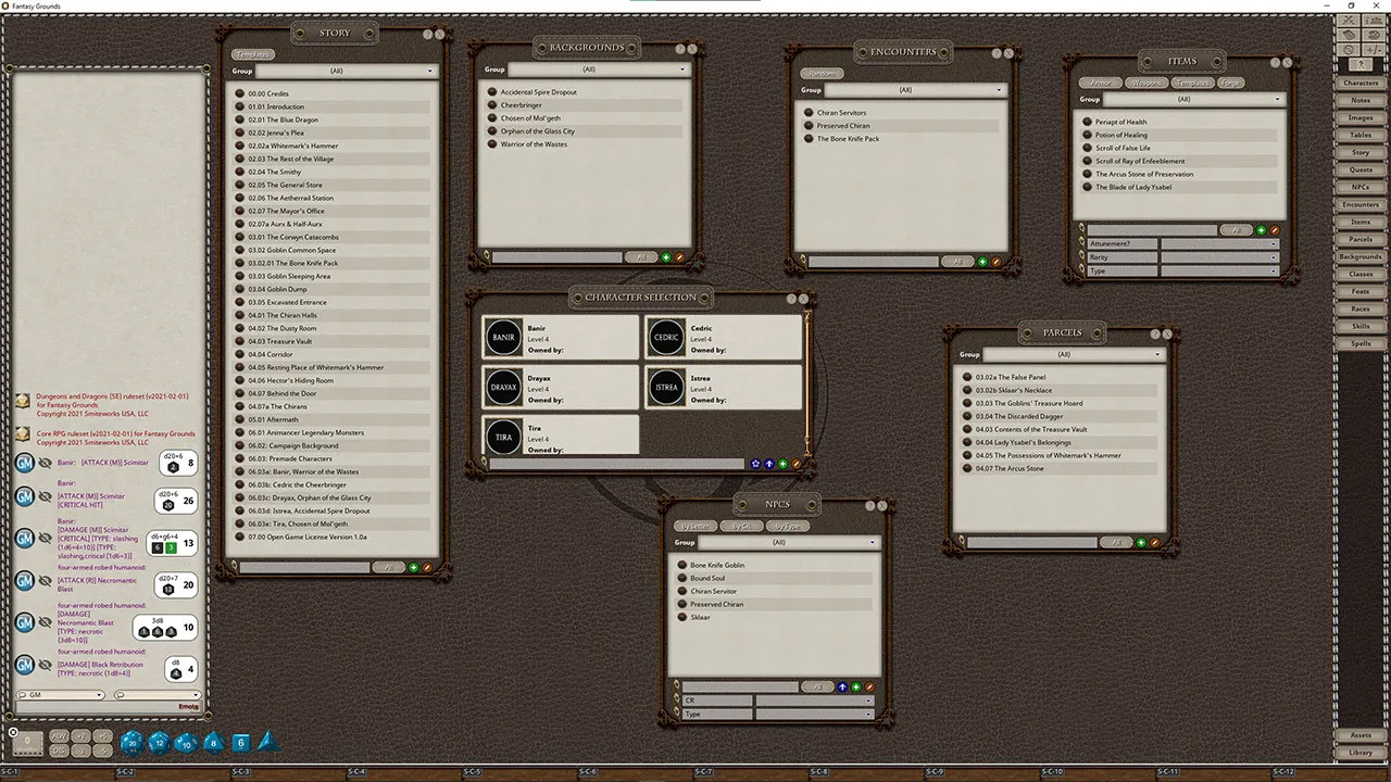 Fantasy Grounds - The Corwyn Catacombs and Green Lineages Screenshot 3