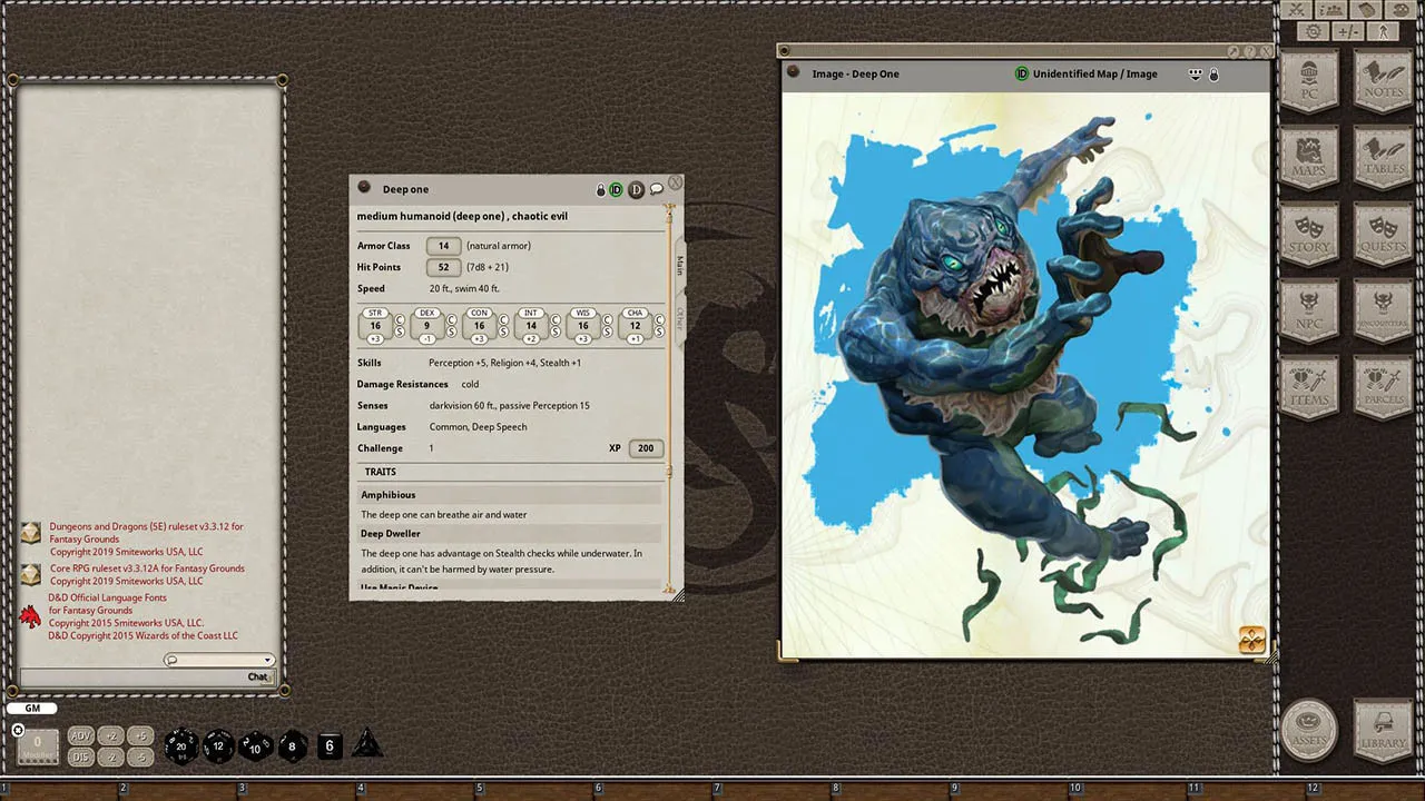 Fantasy Grounds - Ghoul Island Act 1 Voyage to Farzeen Screenshot 3