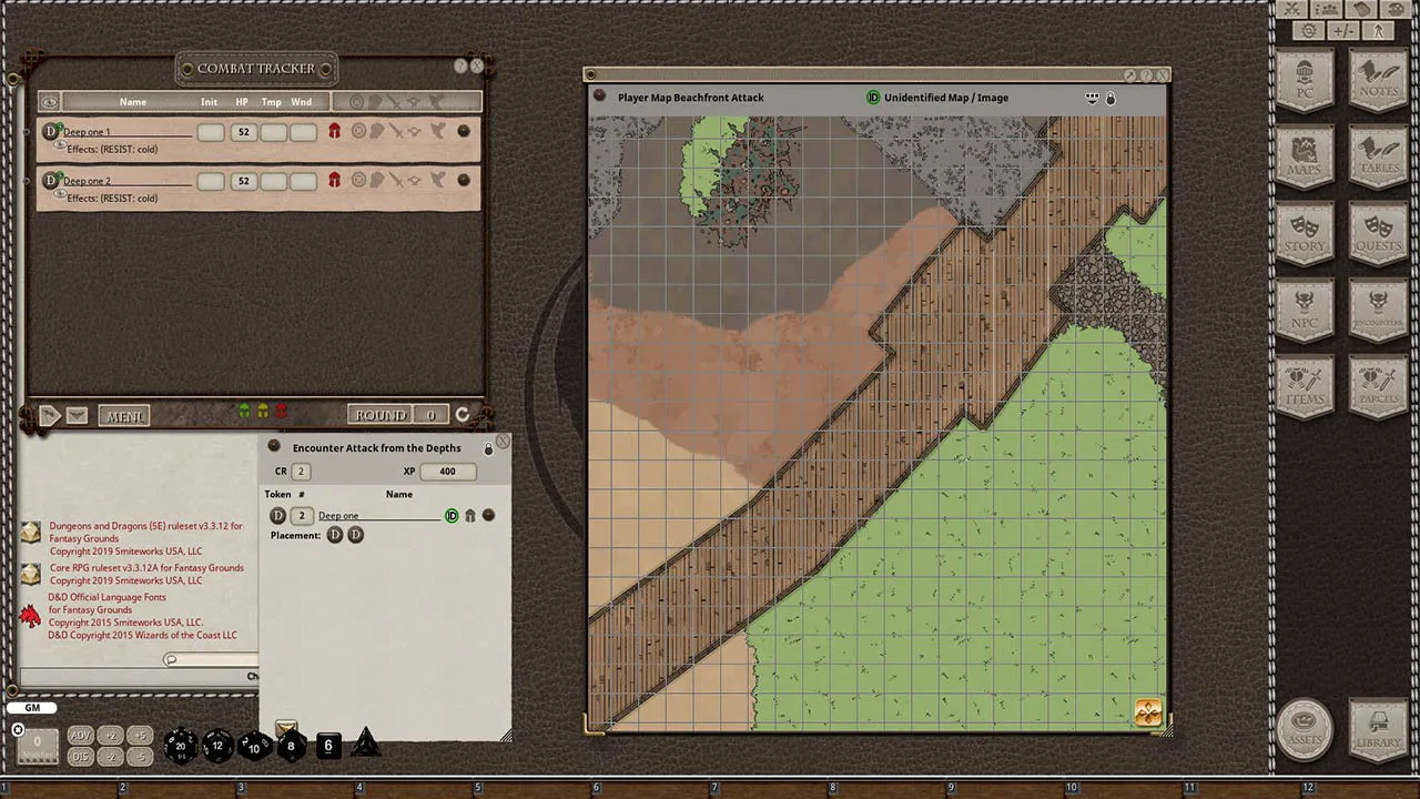 Fantasy Grounds - Ghoul Island Act 1 Voyage to Farzeen Screenshot 1