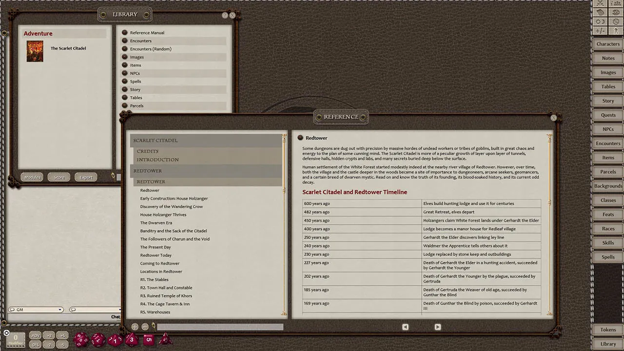 Fantasy Grounds - Scarlet Citadel Screenshot 5