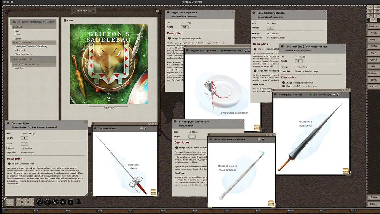 Fantasy Grounds - The Griffon's Saddlebag Volume 3 Screenshot 0