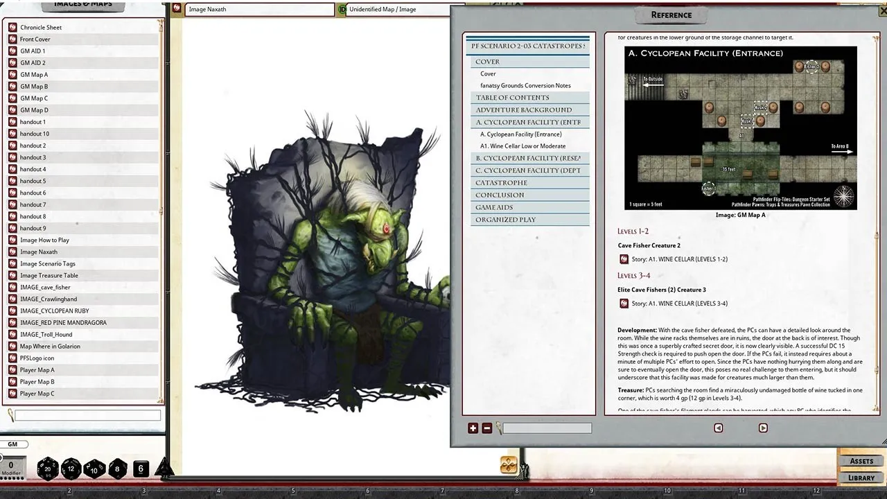Fantasy Grounds - Pathfinder 2 RPG - Pathfinder Society Scenario #2-03: Catastrophe's Spark Screenshot 0