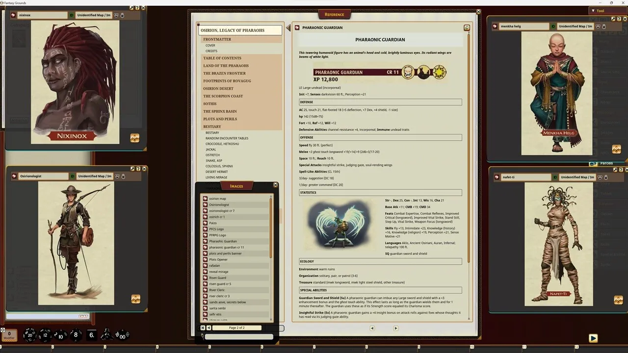 Fantasy Grounds - Pathfinder RPG - Campaign Setting: Osirion, Legacy of Pharaohs Screenshot 1