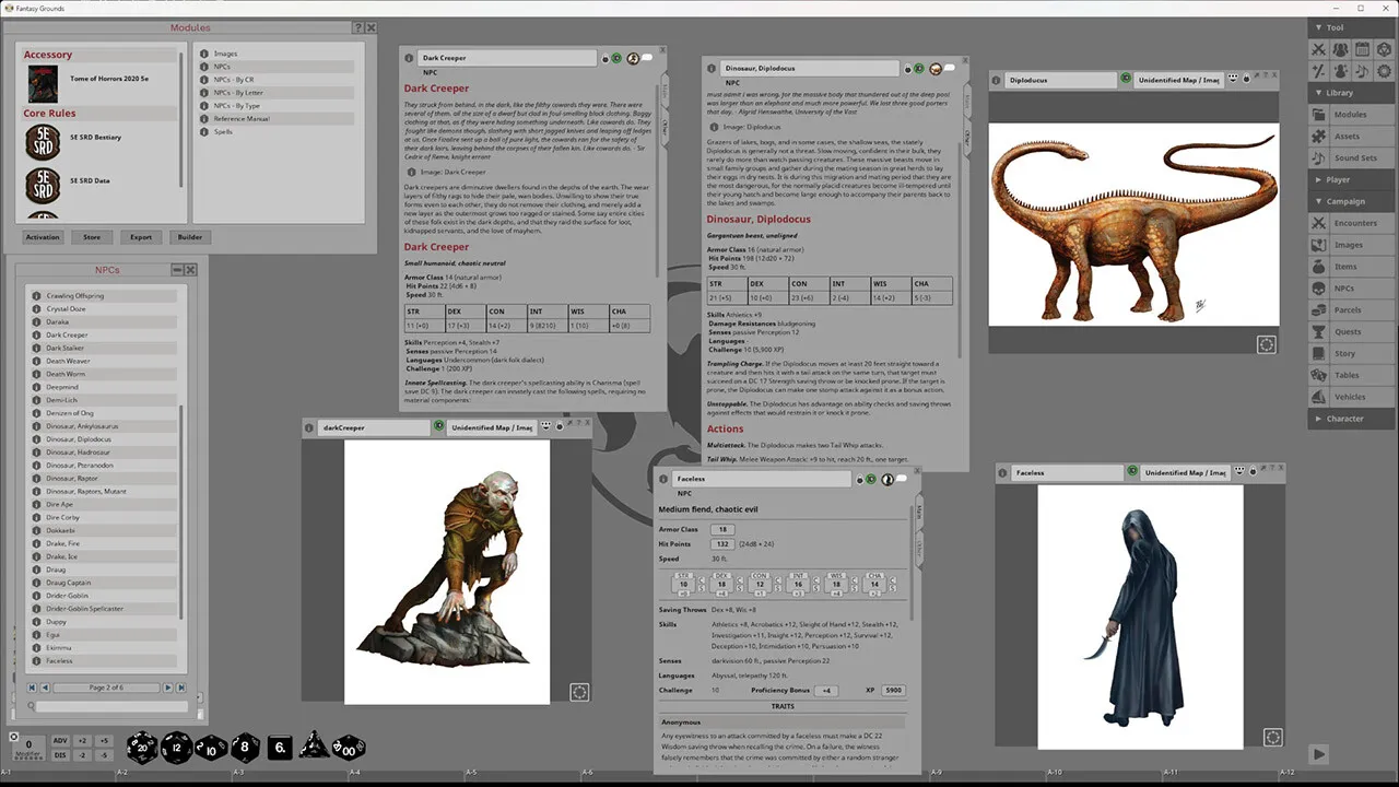 Fantasy Grounds - Tome of Horrors 2020 Screenshot 2