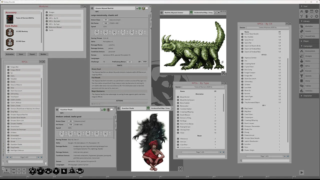 Fantasy Grounds - Tome of Horrors 2020 Screenshot 4