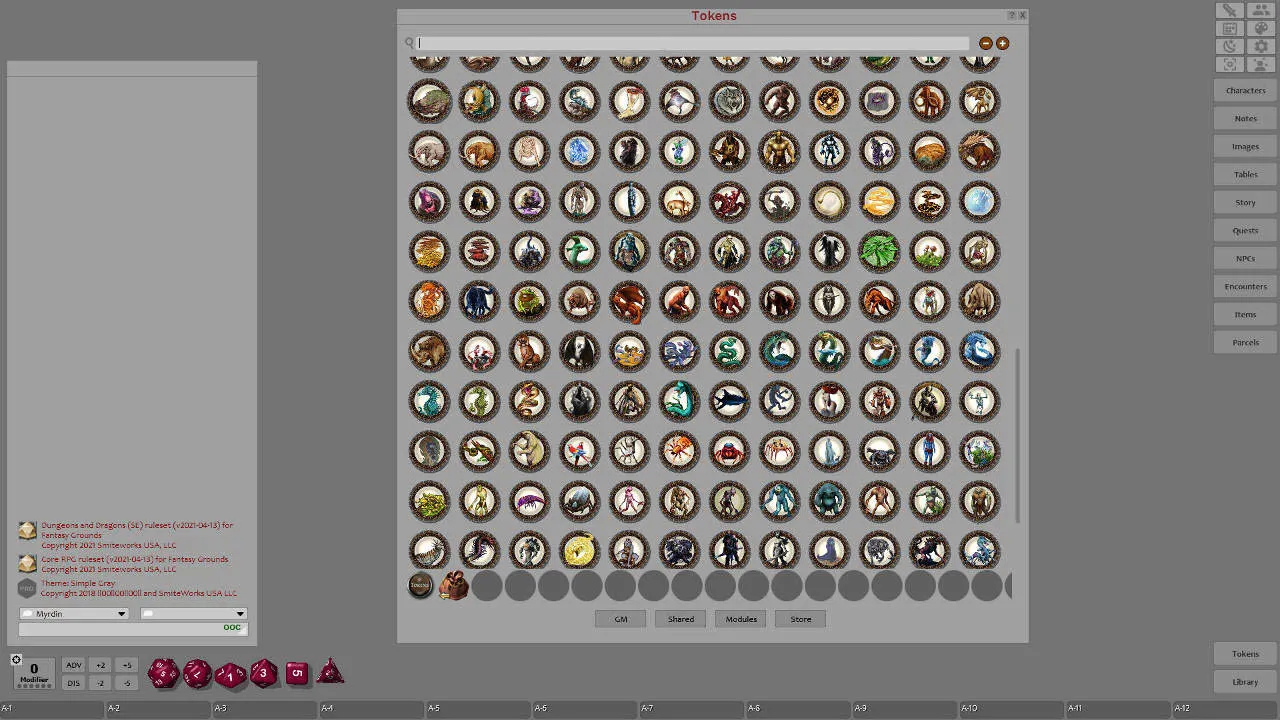 Fantasy Grounds - Tome of Horrors Screenshot 1