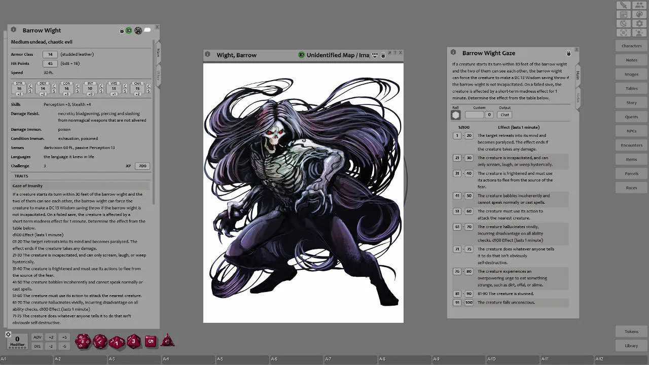 Fantasy Grounds - Tome of Horrors Screenshot 5