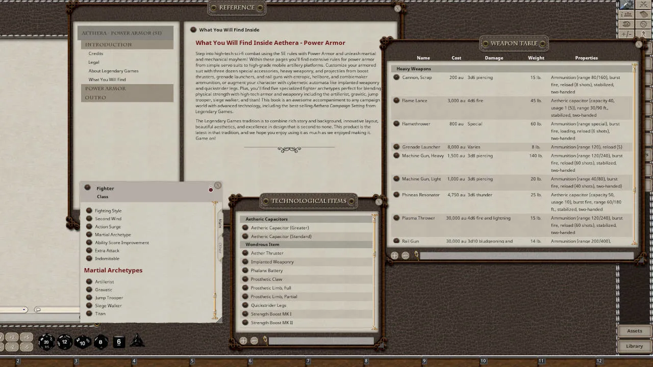 Fantasy Grounds - Power Armor Screenshot 1