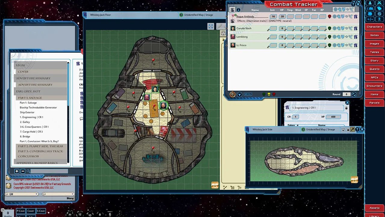 Fantasy Grounds - Earl Grey, Hot Screenshot 1