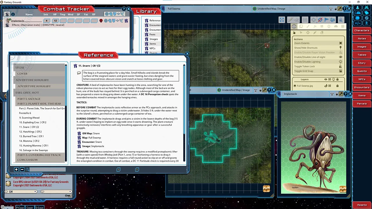 Fantasy Grounds - Earl Grey, Hot Screenshot 0