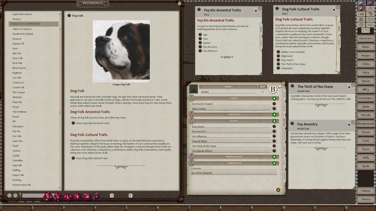 Fantasy Grounds - Custom Ancestries & Cultures Screenshot 2