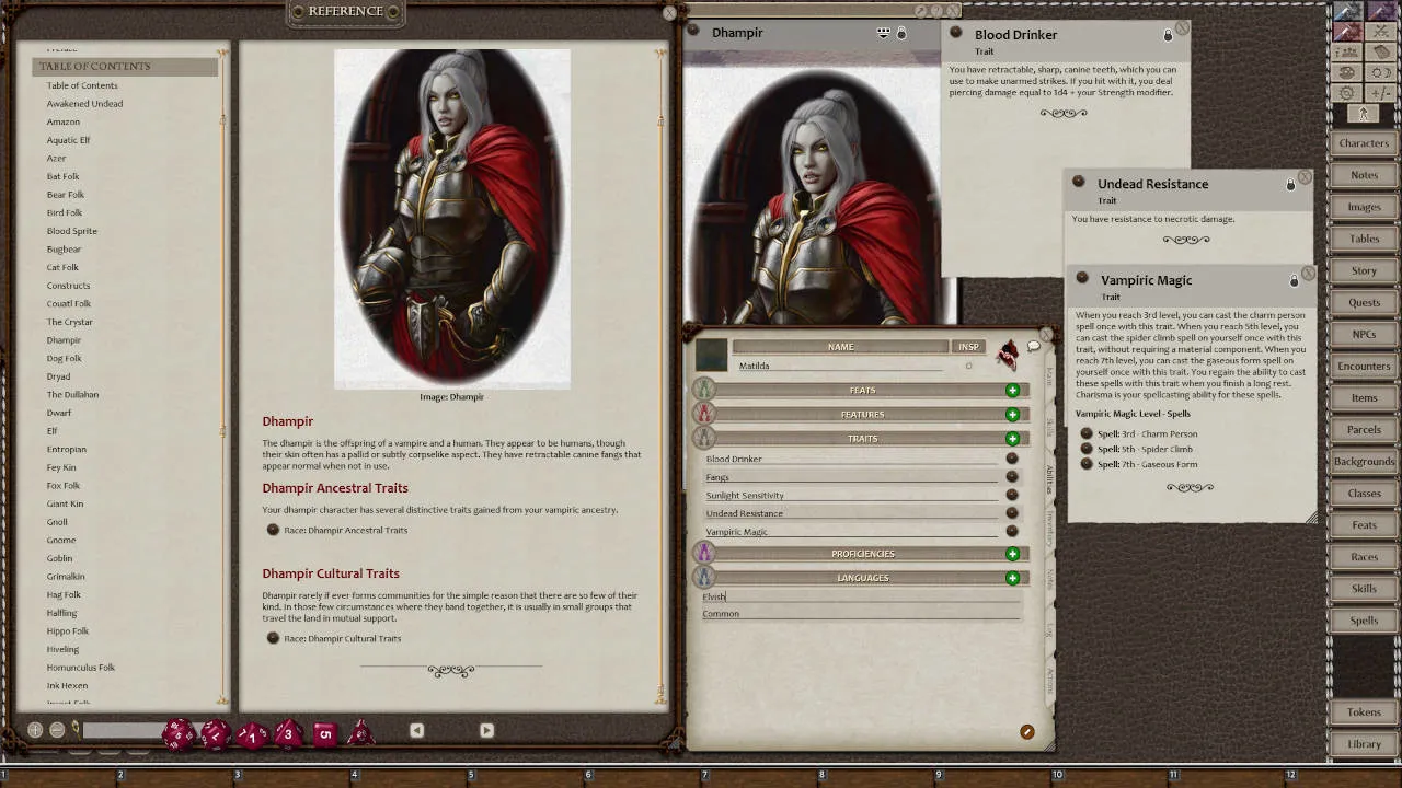Fantasy Grounds - Custom Ancestries & Cultures Screenshot 4