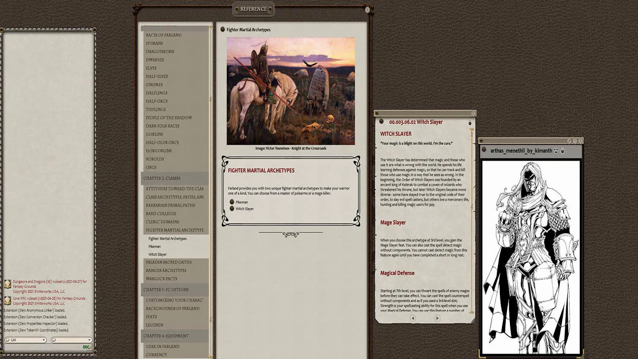Fantasy Grounds - World of Farland Players Guide Screenshot 0