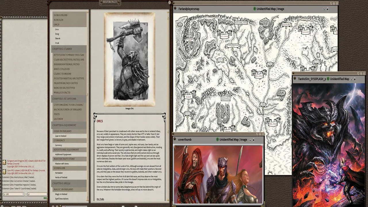 Fantasy Grounds - World of Farland Players Guide Screenshot 5