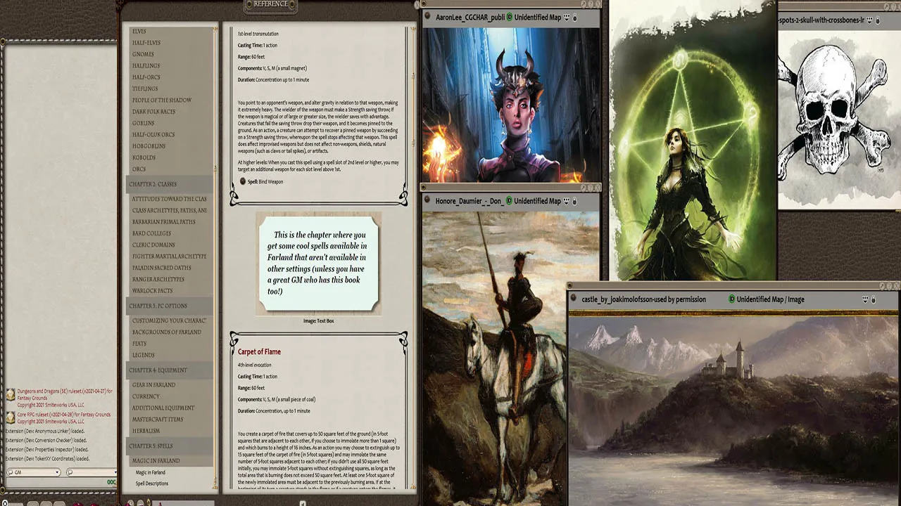 Fantasy Grounds - World of Farland Players Guide Screenshot 1