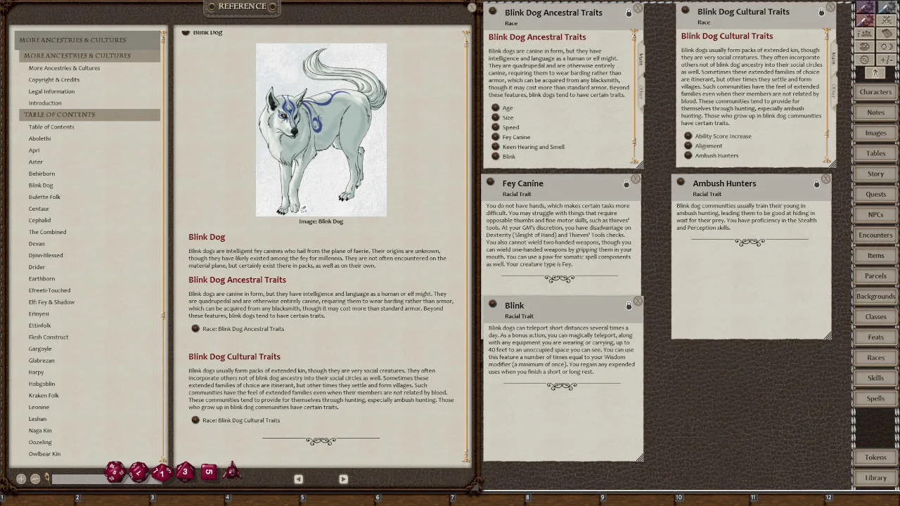 Fantasy Grounds - More Ancestries & Cultures Screenshot 1