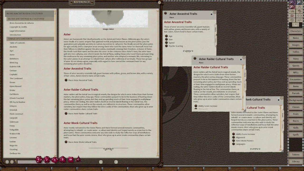 Fantasy Grounds - More Ancestries & Cultures Screenshot 0