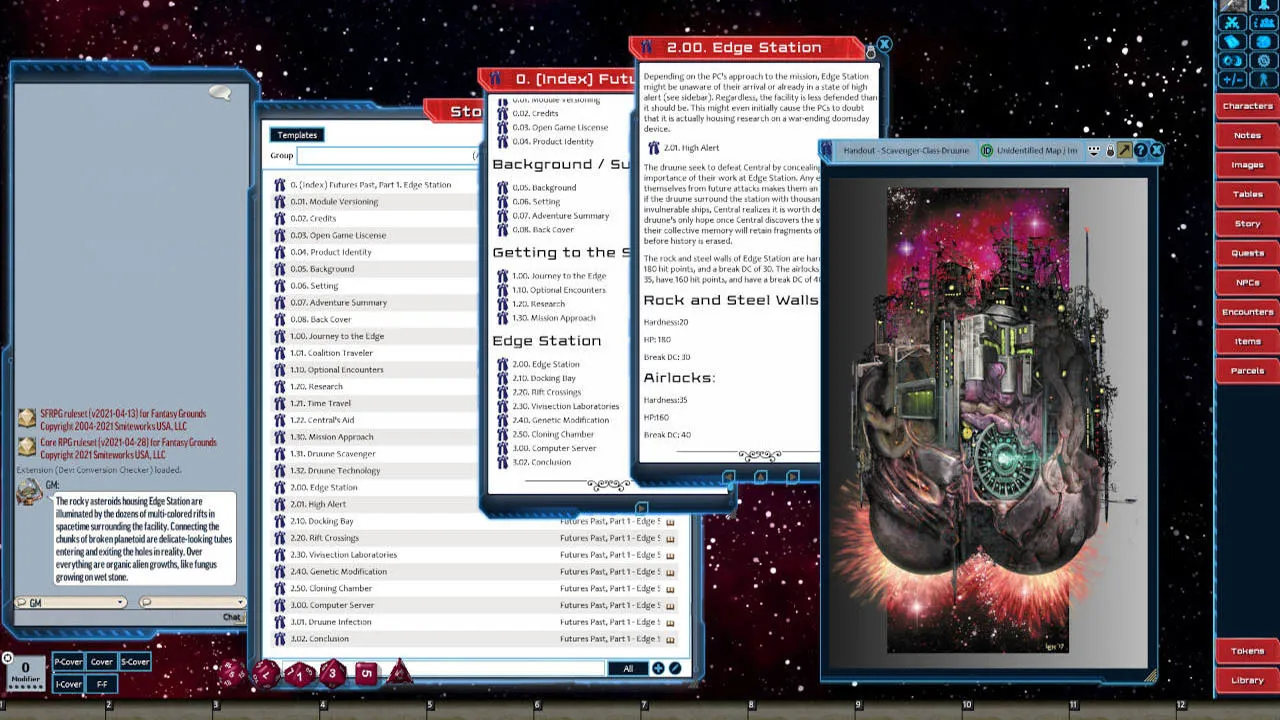 Fantasy Grounds - Future's Past: Edge Station (1 of 5) Screenshot 2