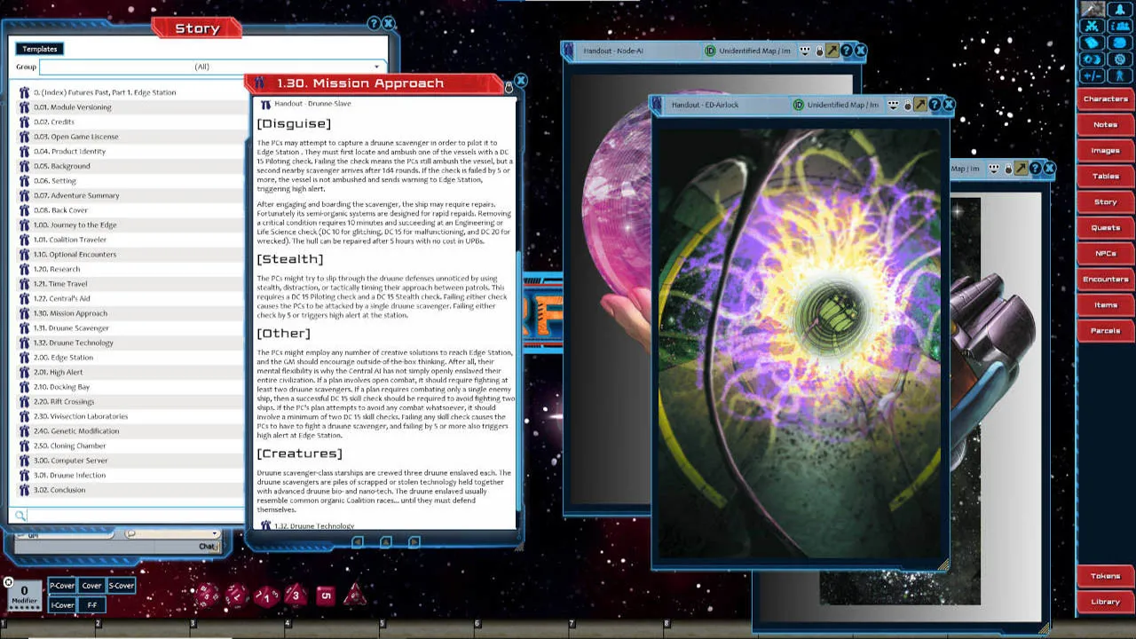 Fantasy Grounds - Future's Past: Edge Station (1 of 5) Screenshot 4