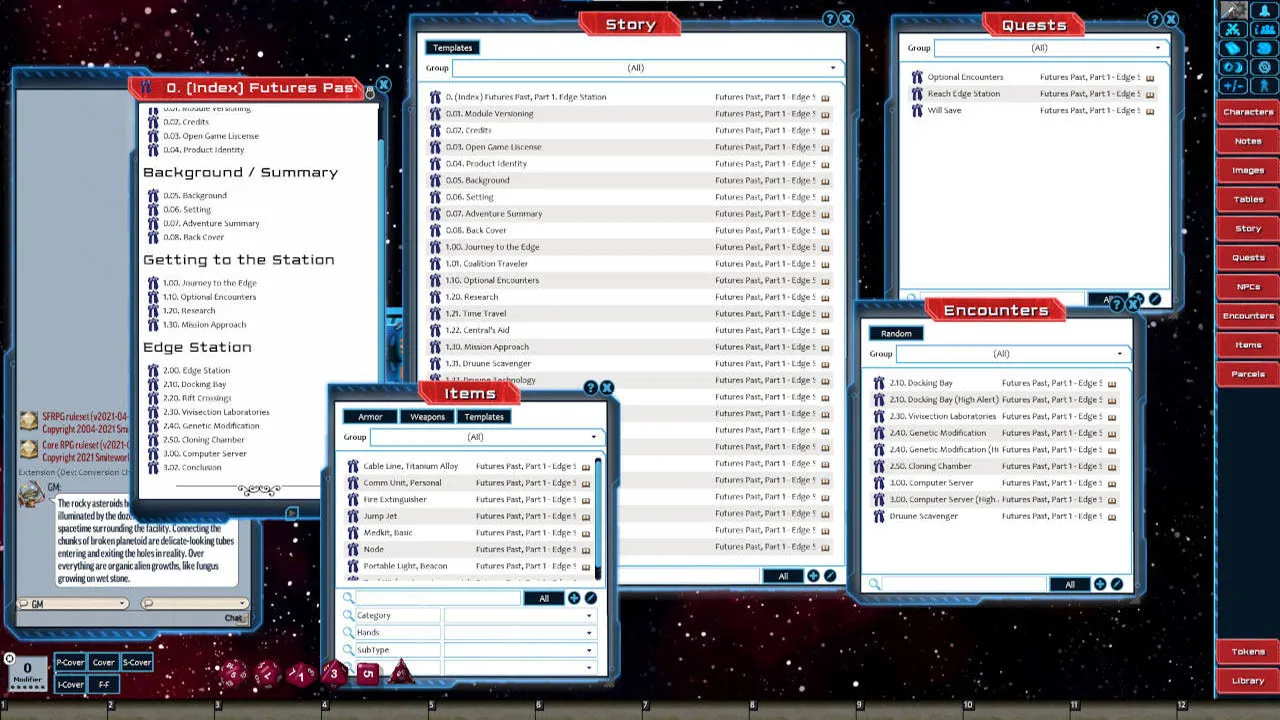 Fantasy Grounds - Future's Past: Edge Station (1 of 5) Screenshot 3