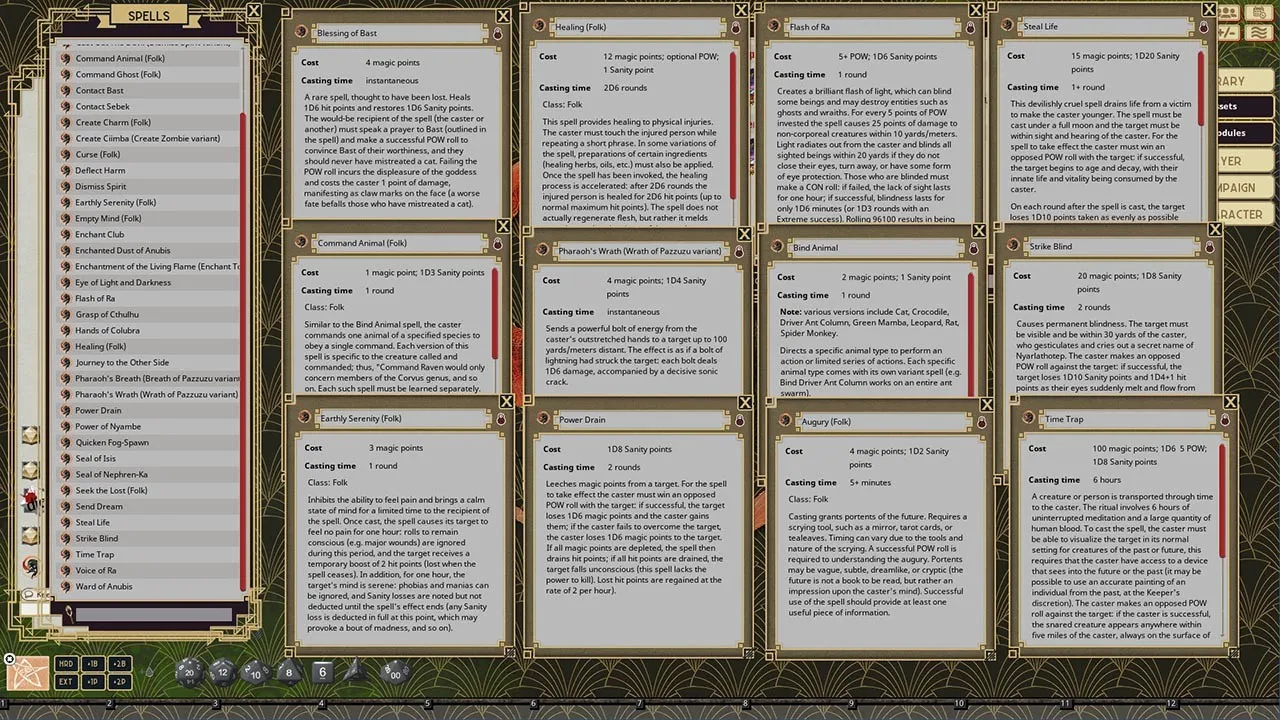 Fantasy Grounds - Masks of Nyarlathotep Screenshot 4