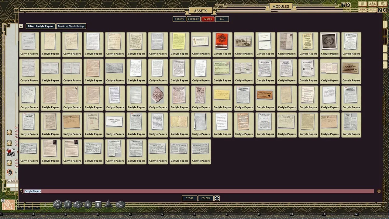 Fantasy Grounds - Masks of Nyarlathotep Screenshot 9