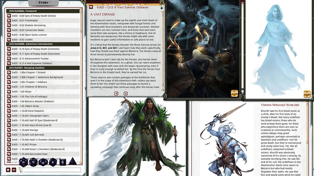 Fantasy Grounds - Pathfinder 2 RPG - Pathfinder Adventure Path #165: Eyes of Empty Death (Abomination Vaults 3 of 3) Screenshot 4