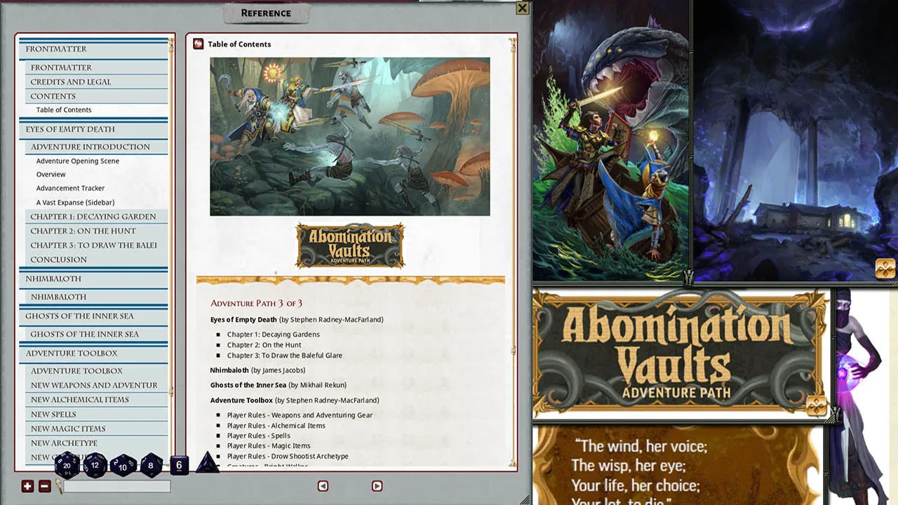Fantasy Grounds - Pathfinder 2 RPG - Pathfinder Adventure Path #165: Eyes of Empty Death (Abomination Vaults 3 of 3) Screenshot 5