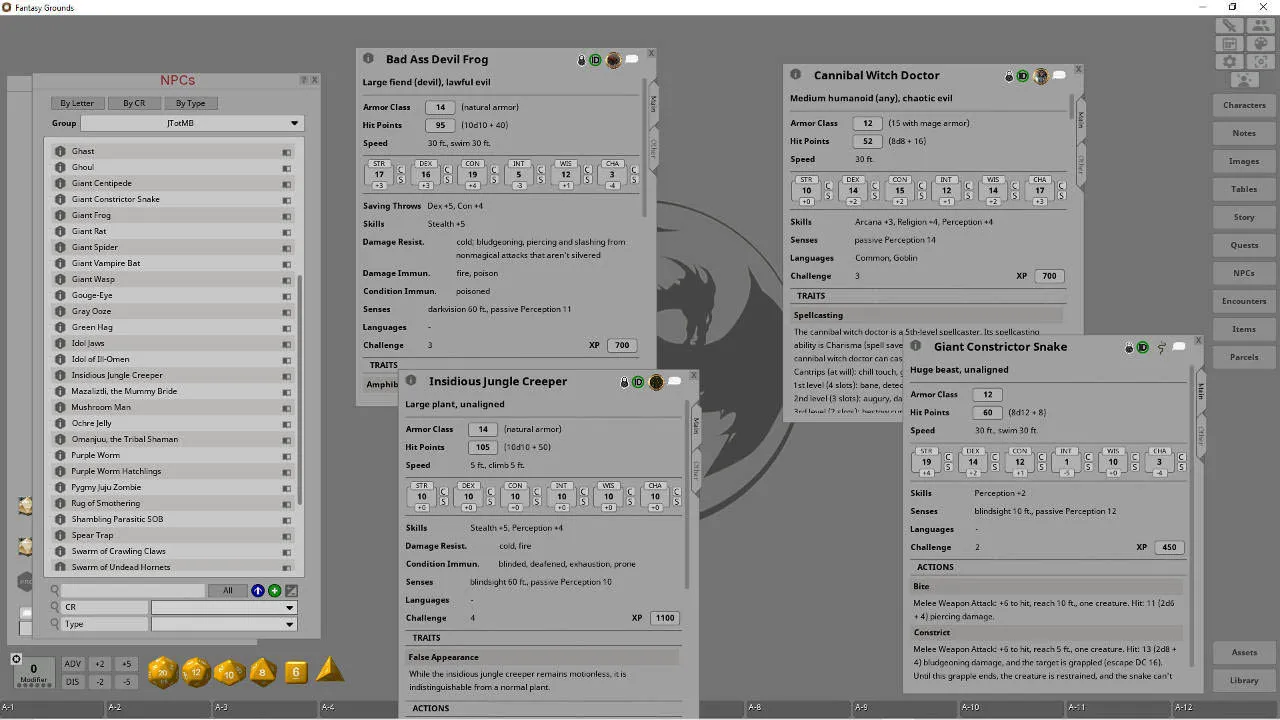 Fantasy Grounds - Jungle Tomb of the Mummy Bride Screenshot 3