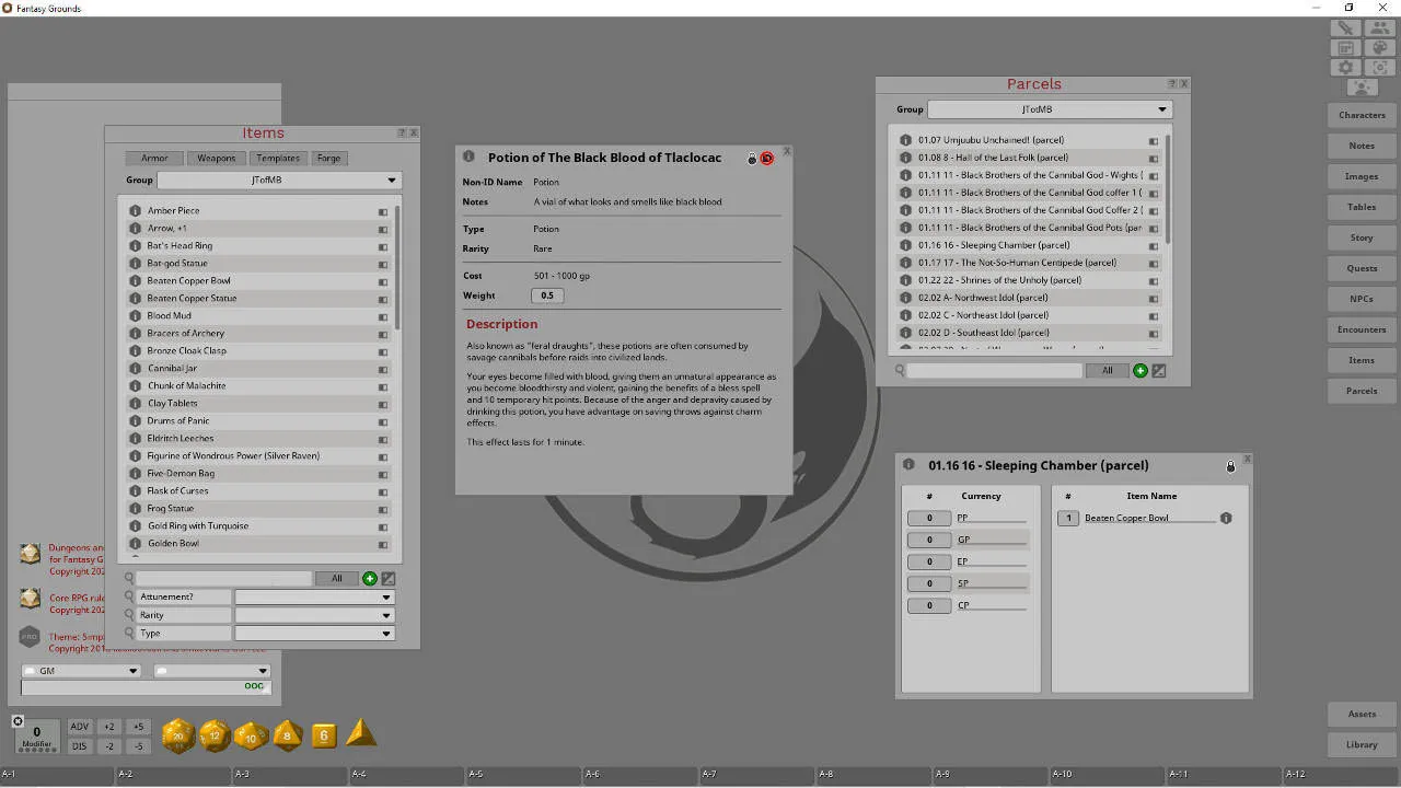 Fantasy Grounds - Jungle Tomb of the Mummy Bride Screenshot 6
