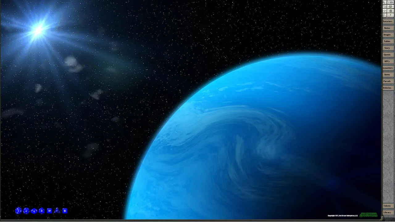 Fantasy Grounds - Star Battles: Deep Space and Dim Stars Space Map Pack Screenshot 1