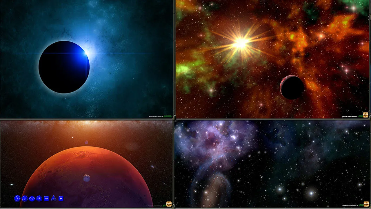 Fantasy Grounds - Star Battles: Deep Space and Dim Stars Space Map Pack Screenshot 2