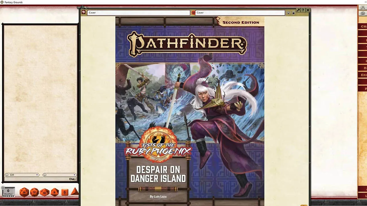 Fantasy Grounds - Pathfinder 2 RPG - Fists of the Ruby Phoenix AP 1: Despair on Danger Island Screenshot 0