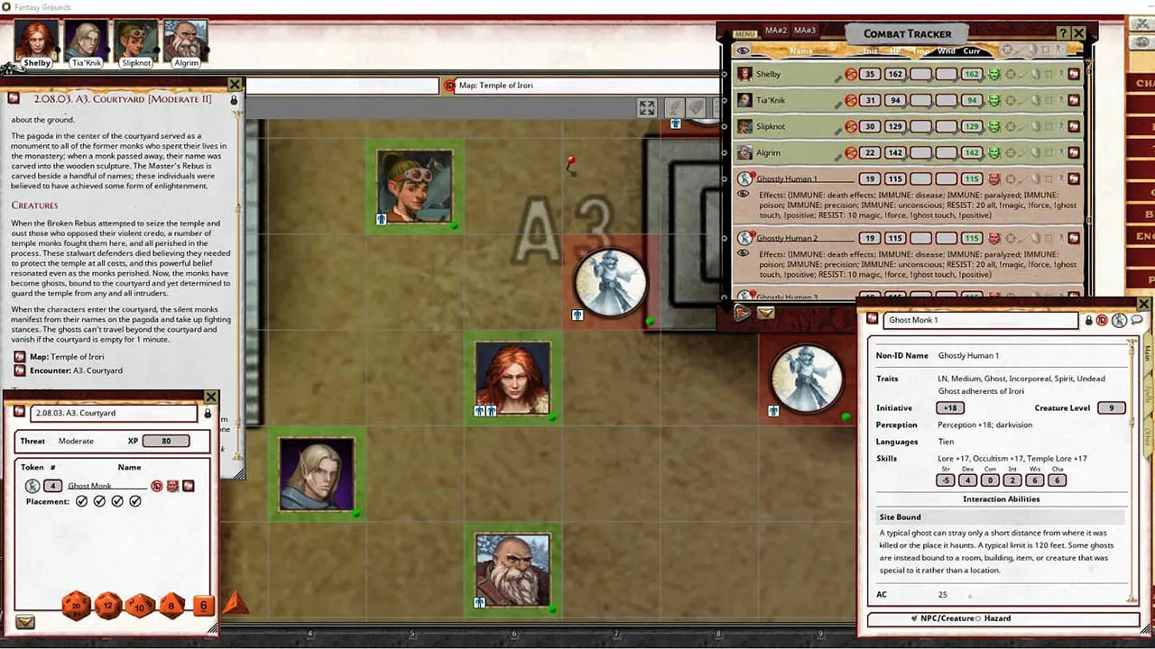 Fantasy Grounds - Pathfinder 2 RPG - Fists of the Ruby Phoenix AP 1: Despair on Danger Island Screenshot 1