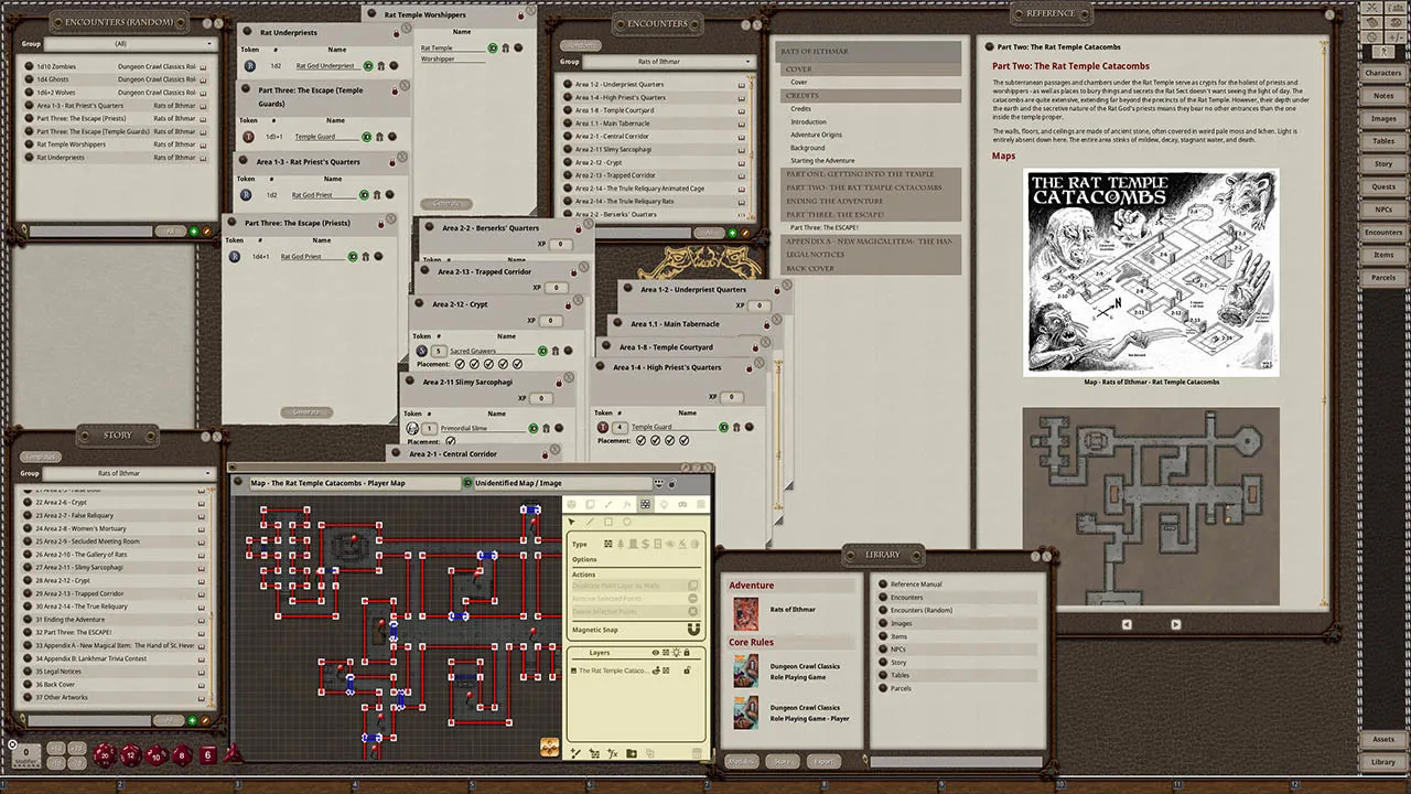 Fantasy Grounds - Dungeon Crawl Classics Lankhmar #11: The Rats of Ilthmar Screenshot 0