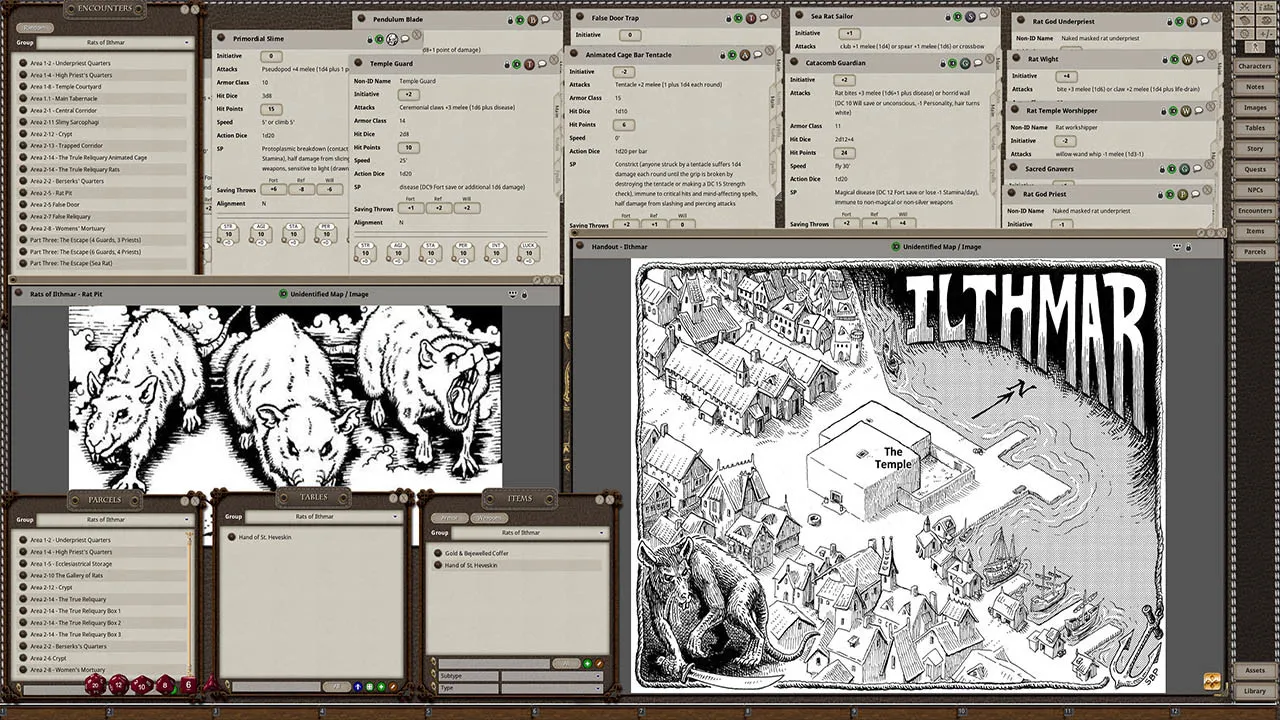 Fantasy Grounds - Dungeon Crawl Classics Lankhmar #11: The Rats of Ilthmar Screenshot 2